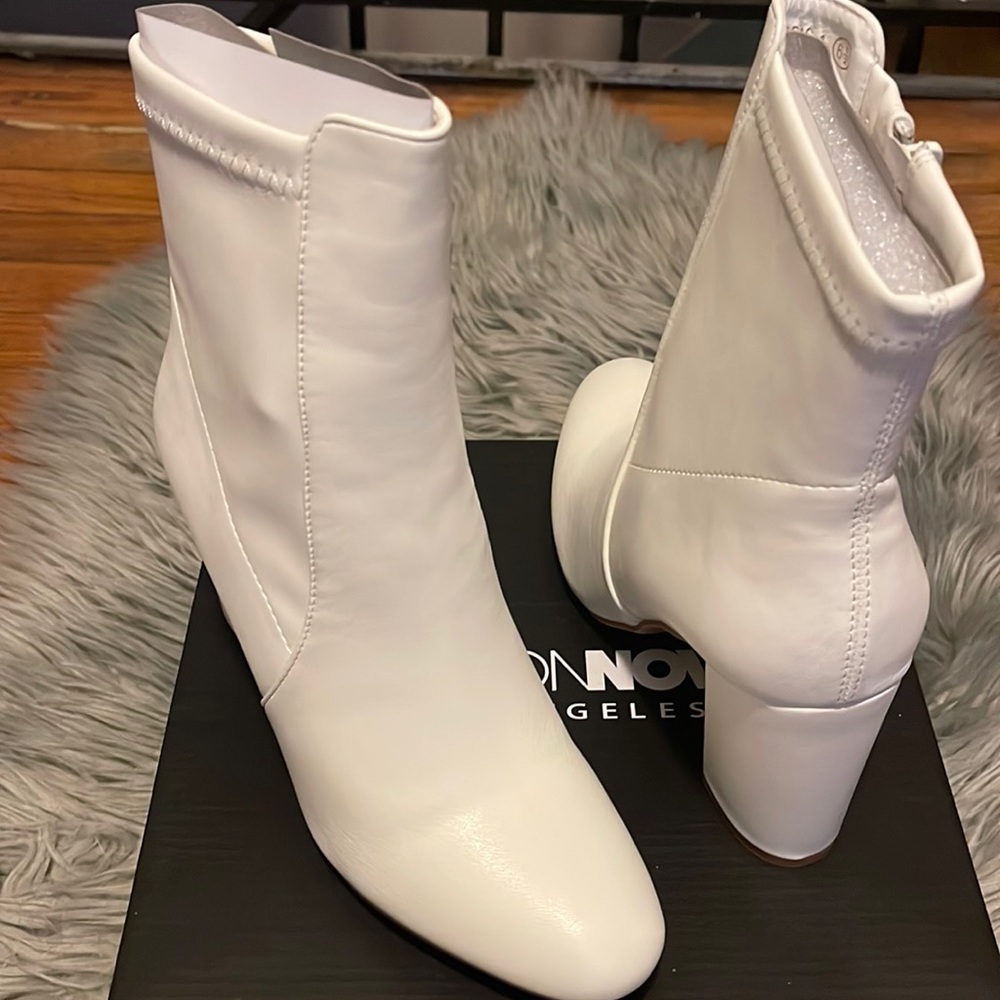 White booties. Brand new